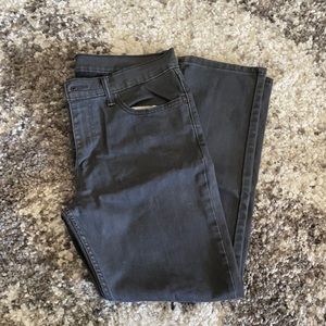 Men’s Levi’s 511 faded blacked jeans